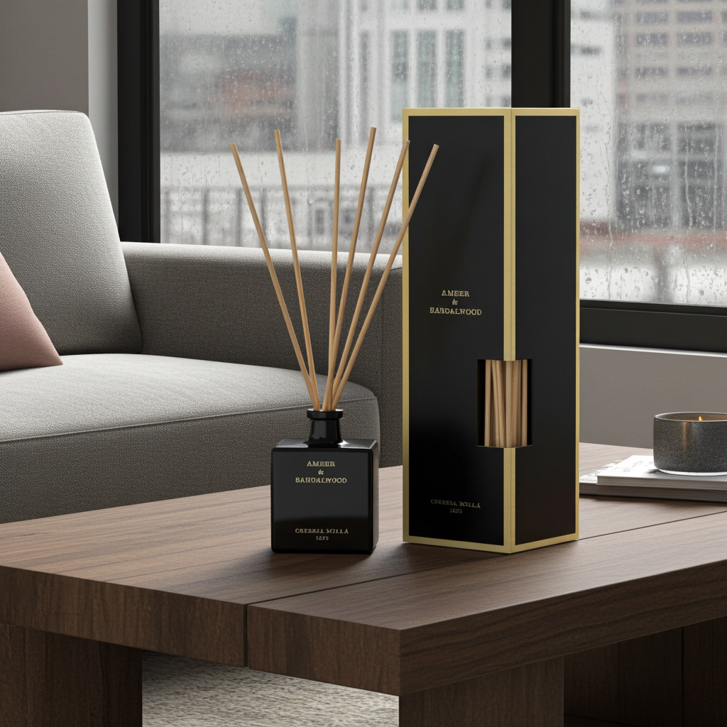 Diffuseur Mikado Amber & Sandalwood 100ml | Cereria Mollá 1899