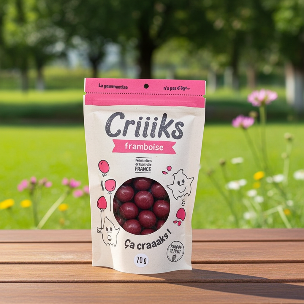 Billes de céréales Framboise 60g | CRIIIKS