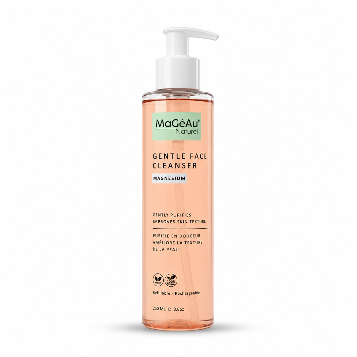 Nettoyant Visage au Magnésium 250ml | MaGéAu Naturel