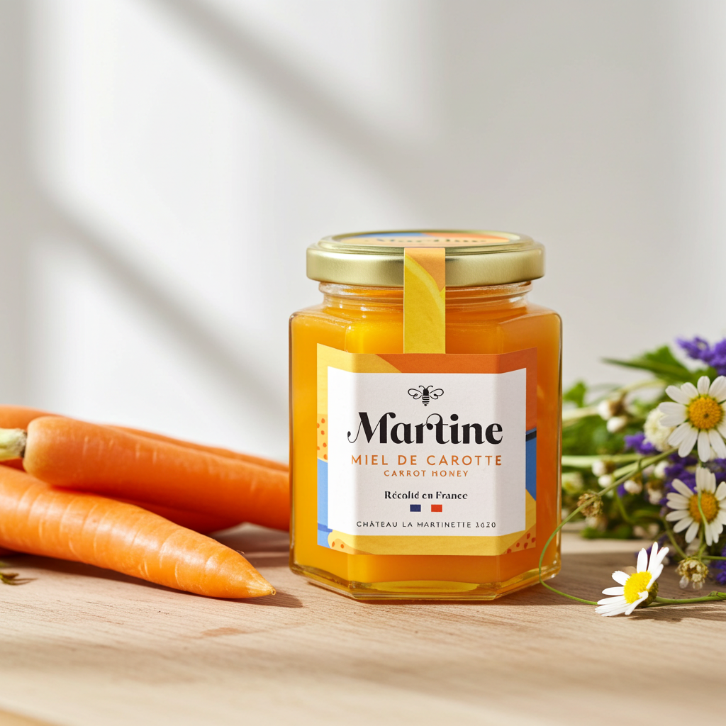 Ambachtelijke wortelshoning 250 g | Martine Honey