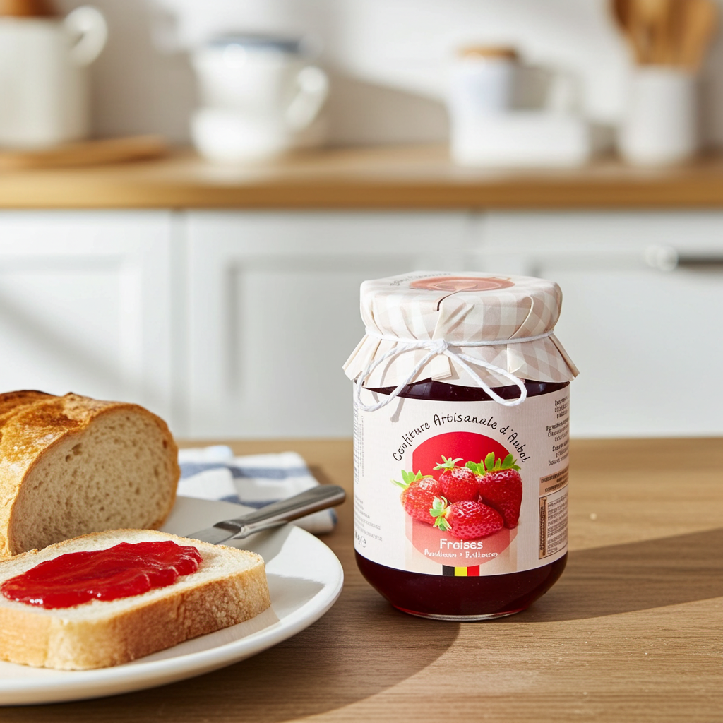 Confiture Artisanale Fraise 330g I Siroperie d’Aubel