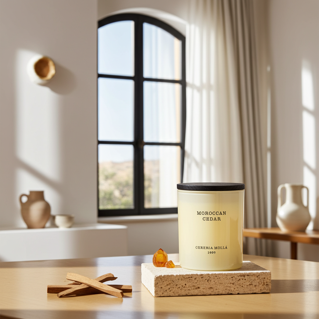 Bougie Parfumée Moroccan Cedar 230g | Cereria Mollá 1899