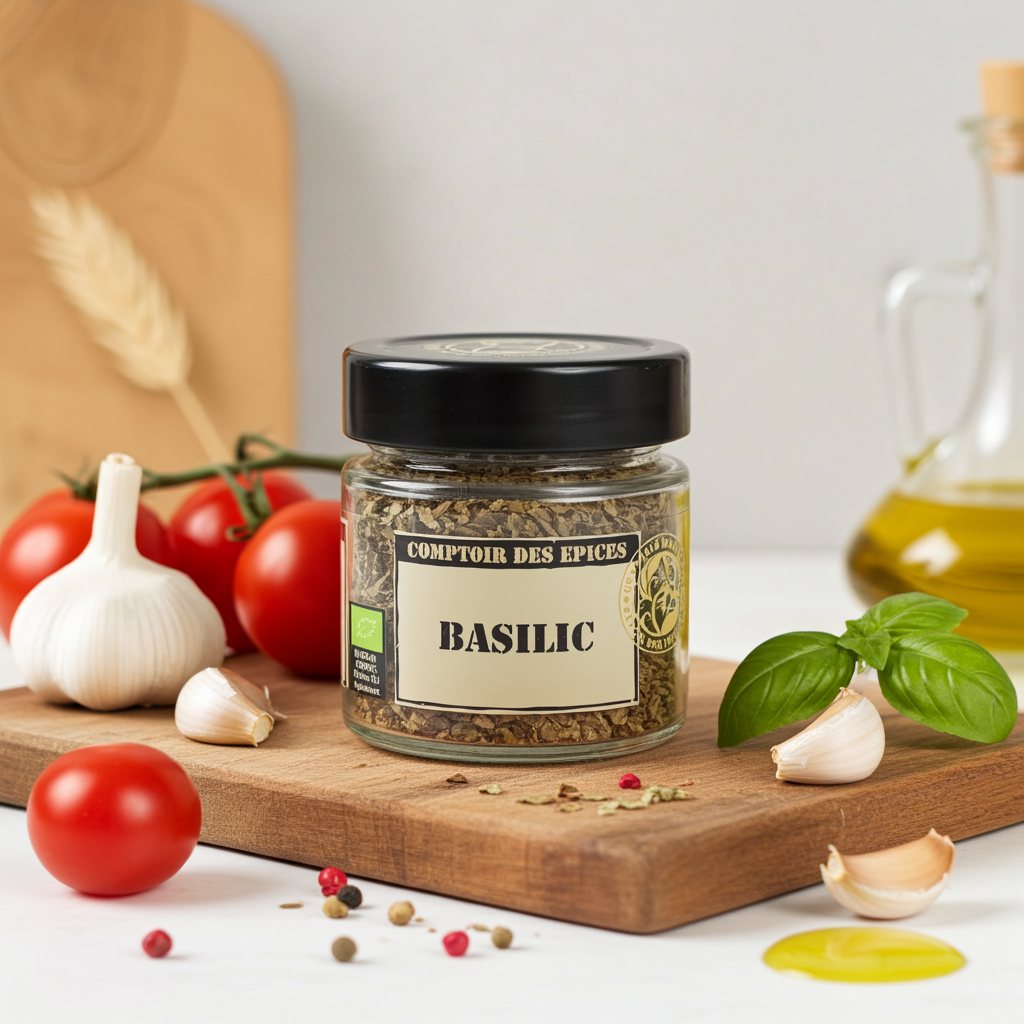 Basil Bio 20g | Comptoir des Épices