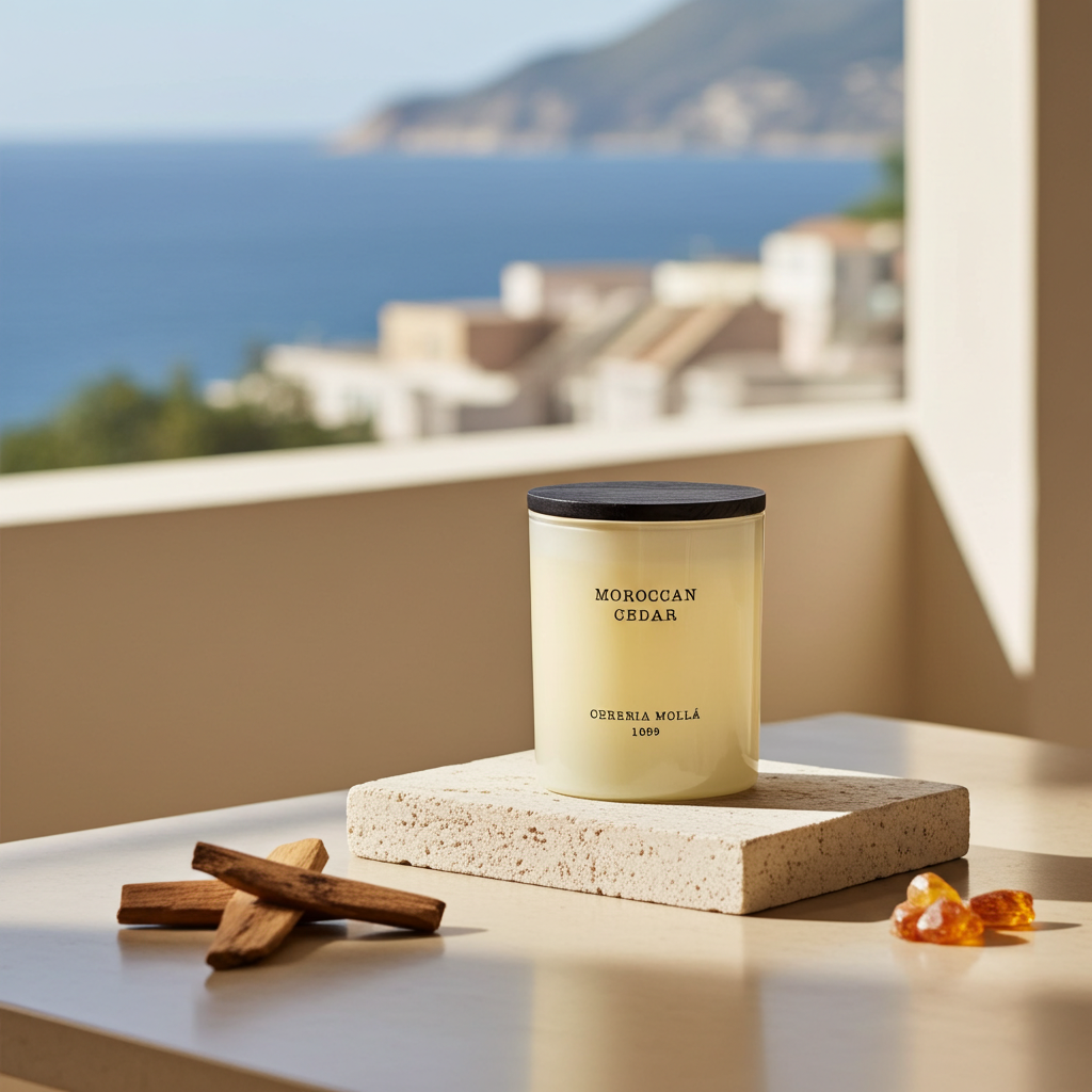 Bougie Parfumée Moroccan Cedar 230g | Cereria Mollá 1899