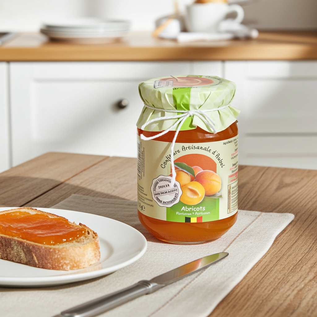 Confiture Artisanale Abricot sans sucre 330g I Siroperie d’Aubel