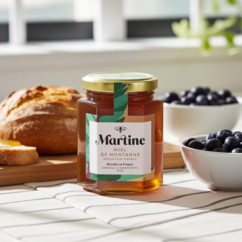 Miel de Montagne Artisanal 250g | Miel Martine