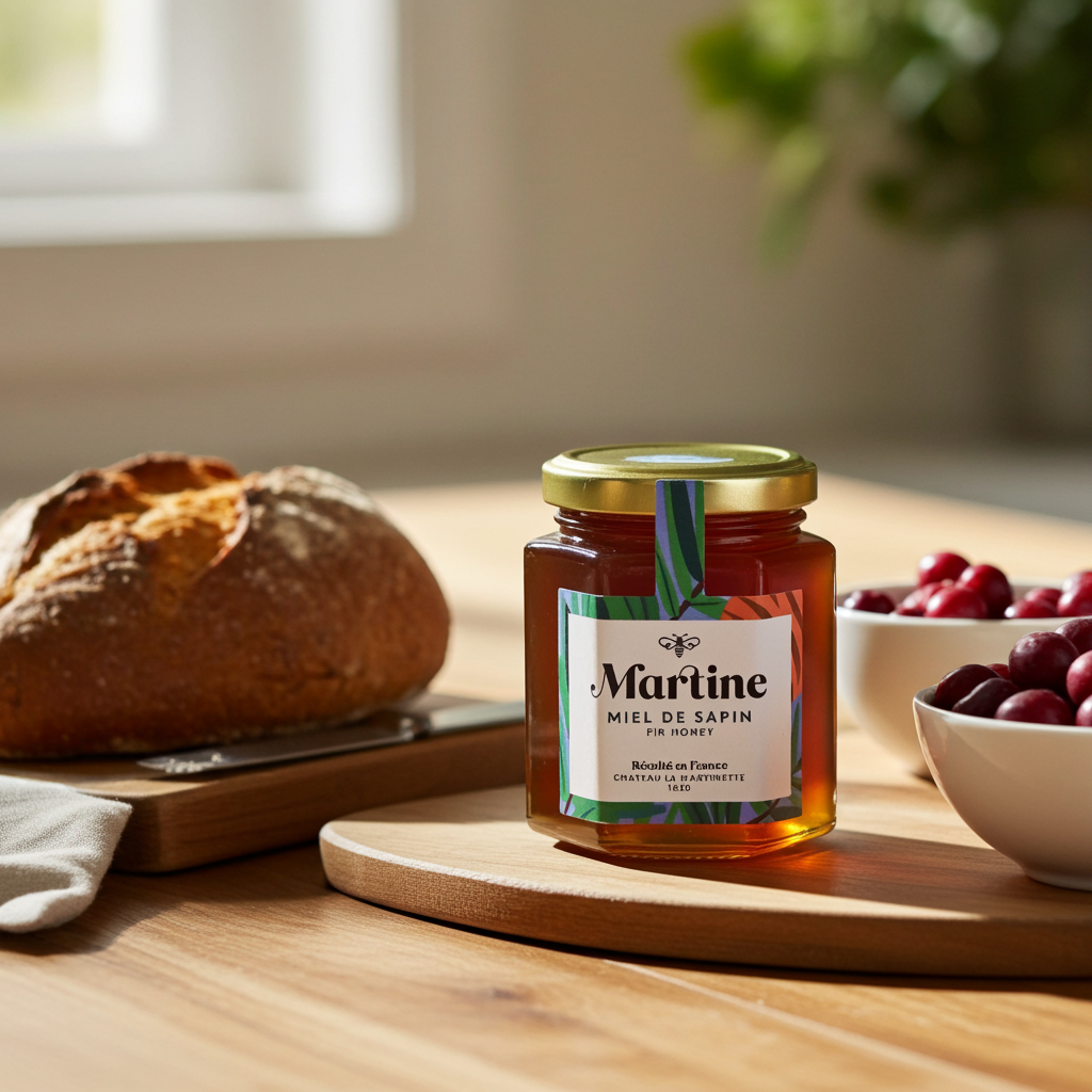 Miel de Sapin Artisanal 250g | Miel Martine