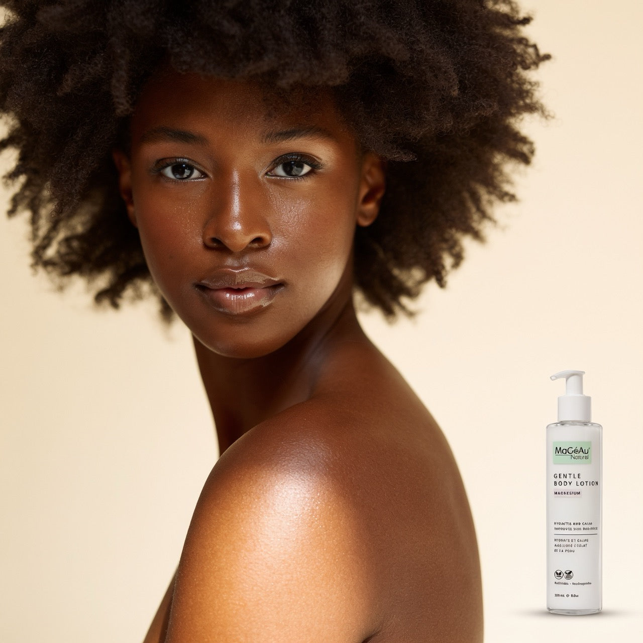 Lotion Corps au Magnésium pour Peau Sèche & Sensible | MaGéAu Naturel