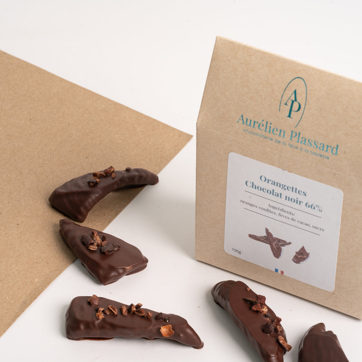 Orangette Chocolat Noir 150g | Aurélien Plassard