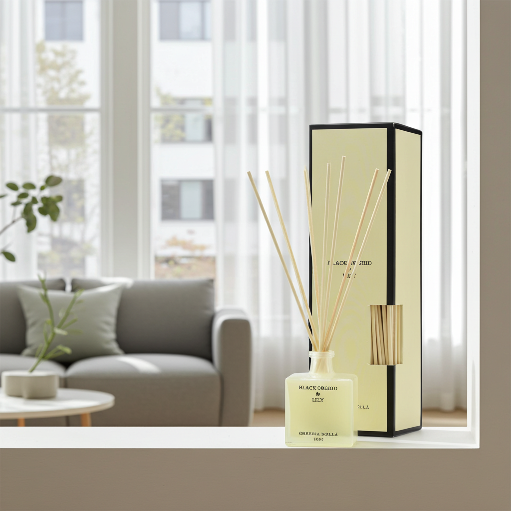 Mikado Black Orchid & Lily Diffuser 100ml | Cereria Molla 1899