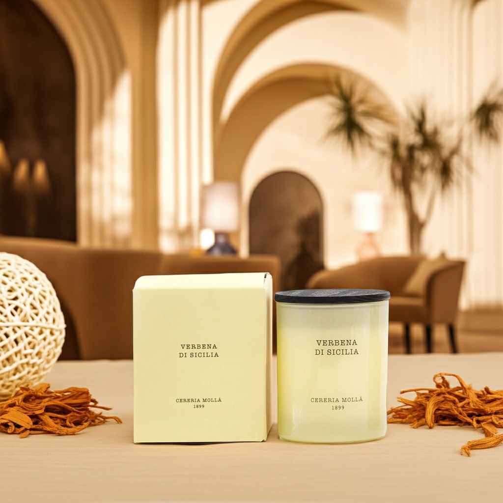 Bougie Parfumée Verbena di Sicilia 230g | Cereria Mollá 1899