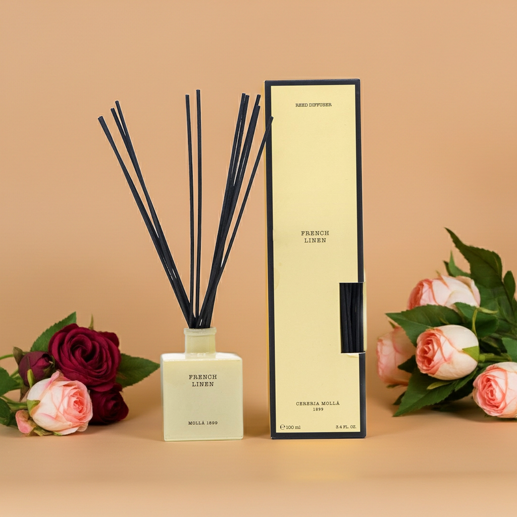 Diffuseur Mikado French Linen 100ml | Cereria Mollá 1899