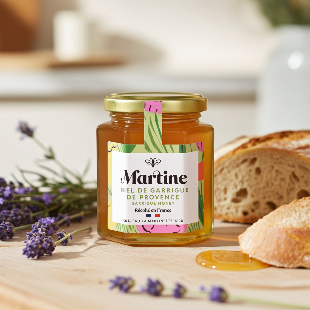 Miel de Garrigue Artisanal 250g | Miel Martine