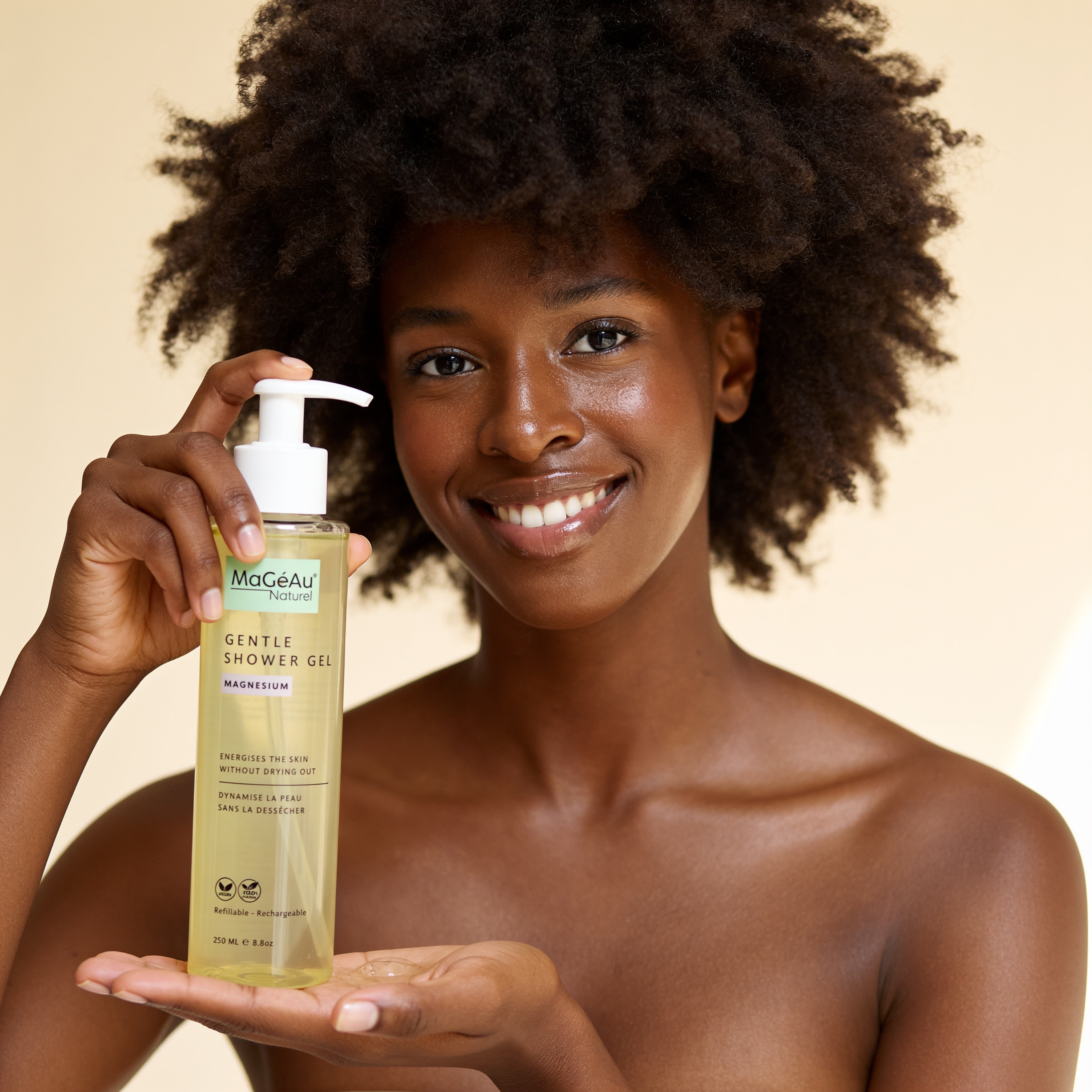 Gel Douche au Magnésium pour Peau Sèche & Sensible | MaGéAu Naturel