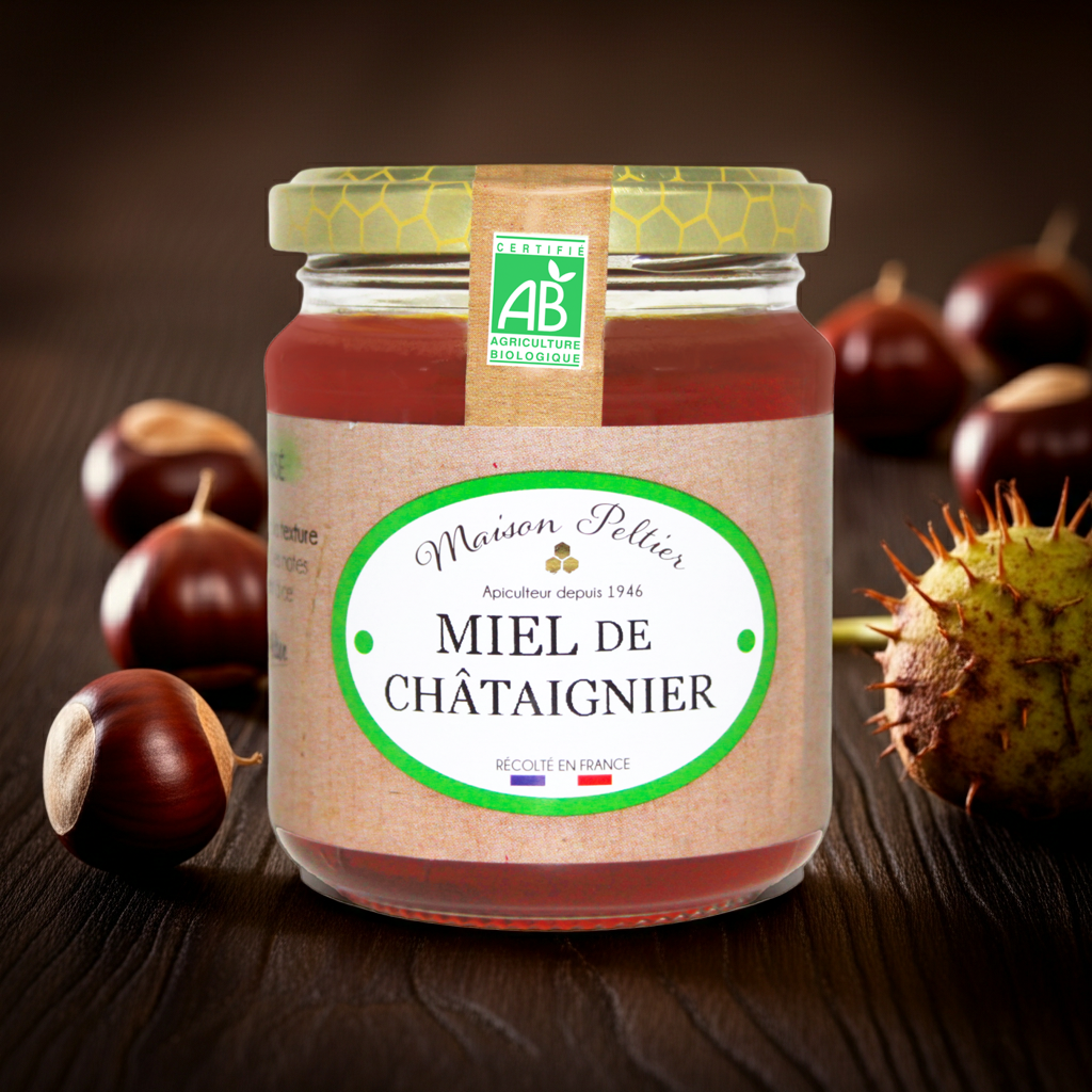 Kastanjehoning 250 g | Maison Peltier