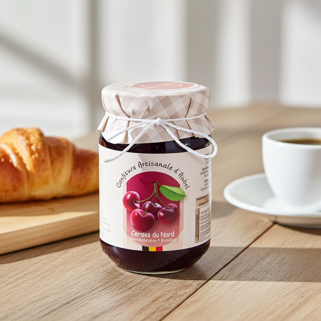 Confiture Artisanale Cerise 330g I Siroperie d’Aubel