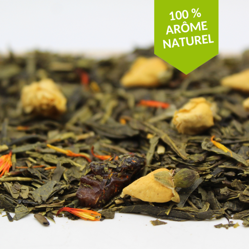 Thé Vert Mirabelle 100g | FBKT