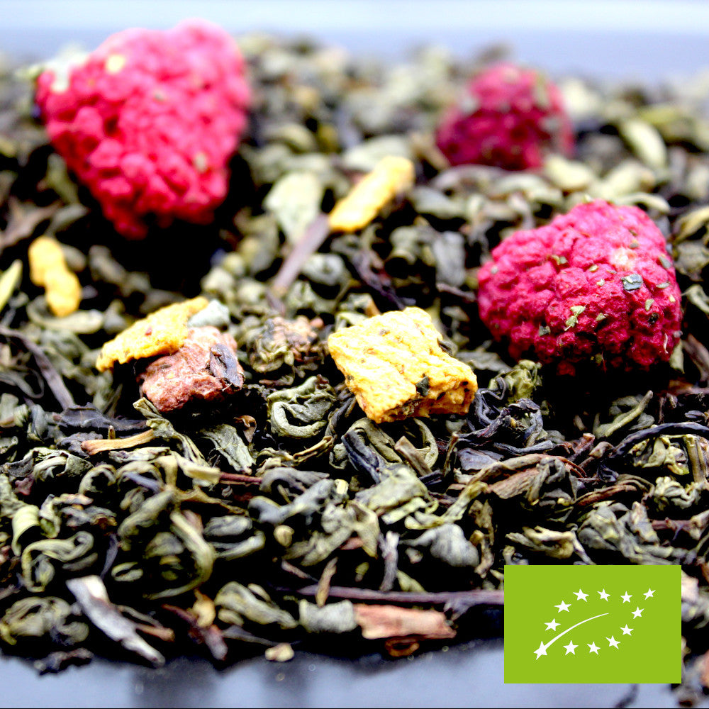 Trilogie de thés Pêche Framboise BIO 100g | FBKT