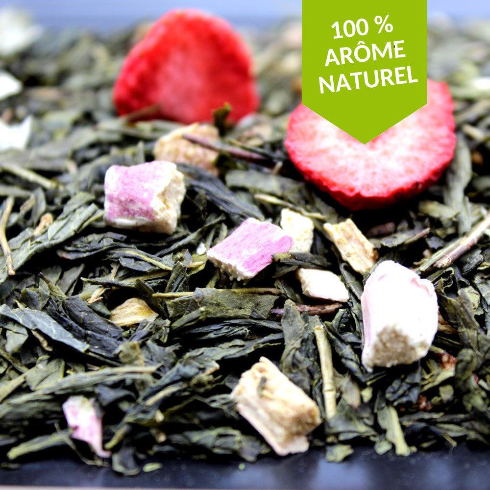 Strawberry Rhubarb Green Tea