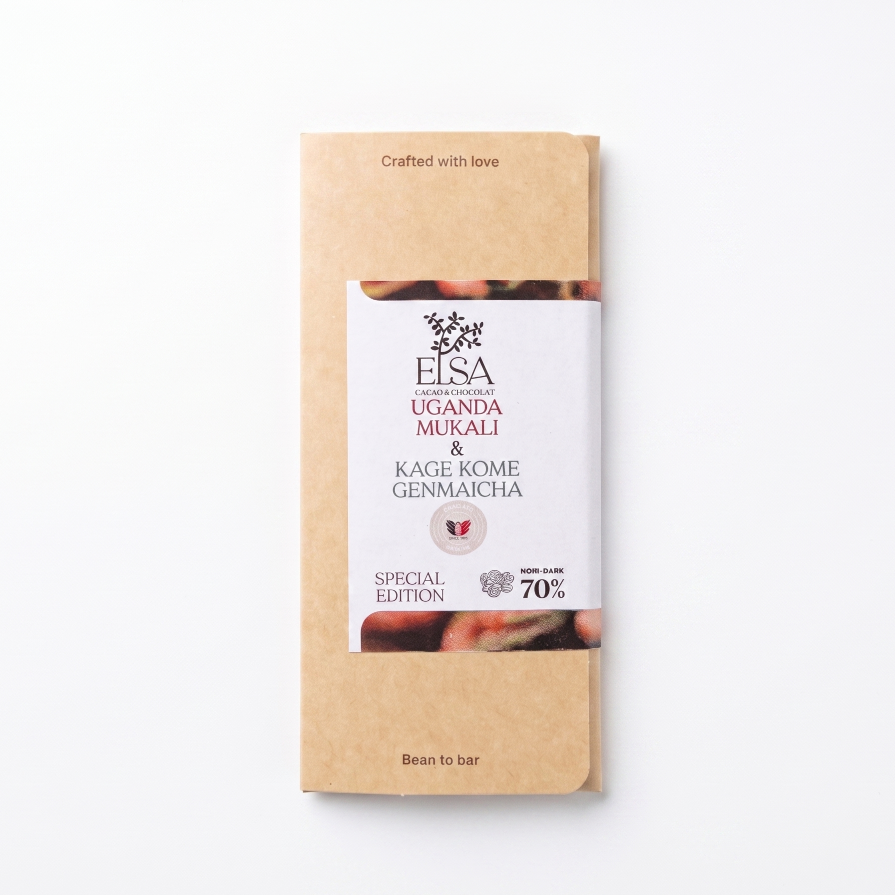 Tablette Chocolat Noir 70% Ouganda Mukali | Elsa