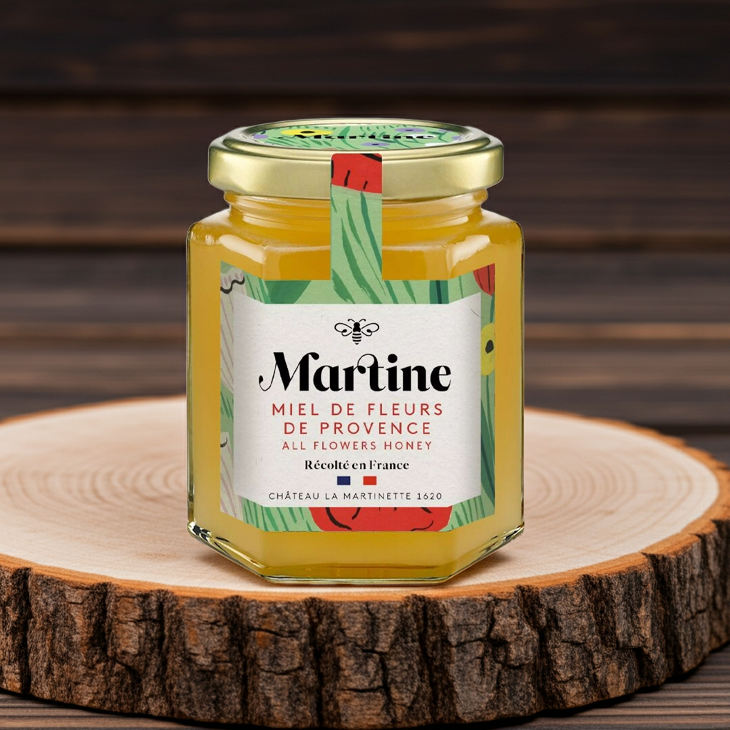 Ambachtelijke bloemenhoning 250 g | Martine Honing